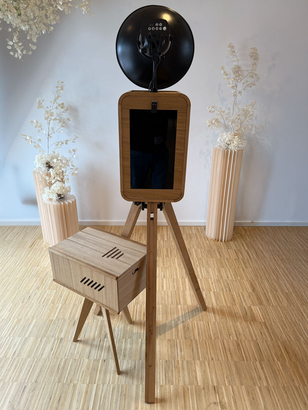 Fotobox Deluxe aus edlem Eichenholz