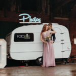 Caravan mit Love Buchstaben für Slider